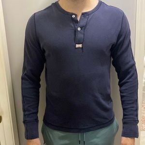 Polo by Ralph Lauren long sleeve shirt half button size L mens